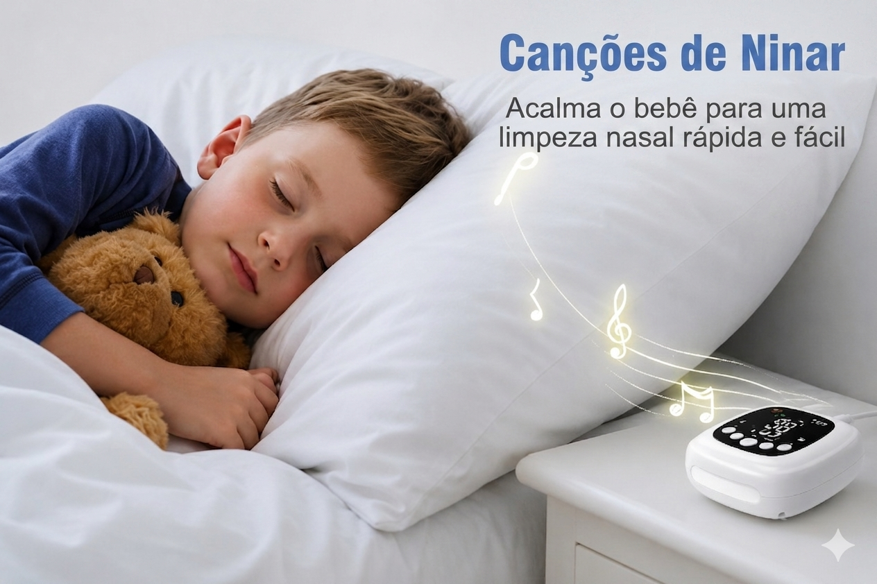 Aspirador Nasal Elétrico para Bebês (Recarregável)