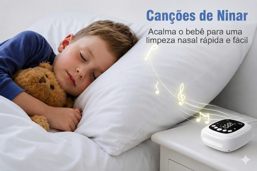 Aspirador Nasal Elétrico para Bebês (Recarregável)